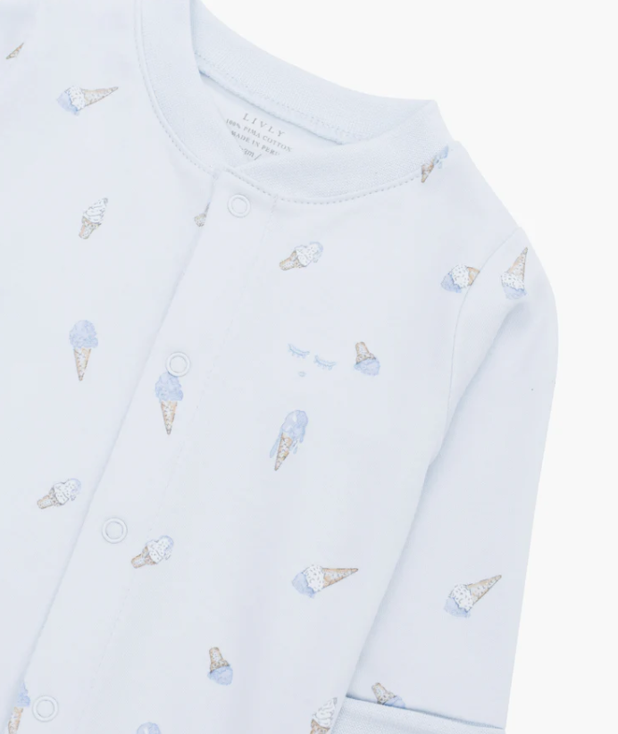 Ice Cream Overall Blue - Livly