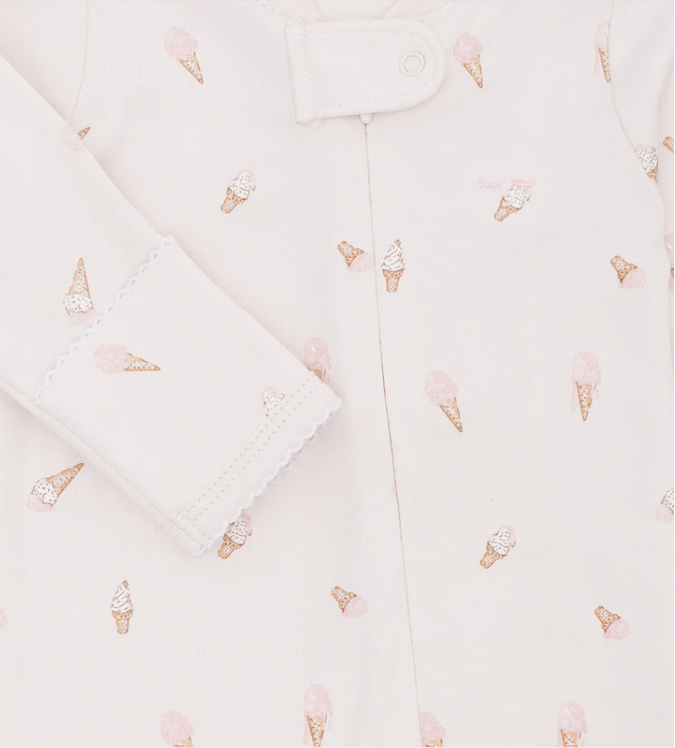 Ice Cream Zipper Footie - Livly