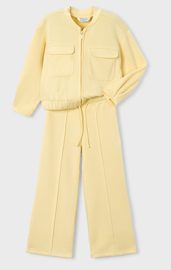 Pique Tracksuit Yellow - Mayoral
