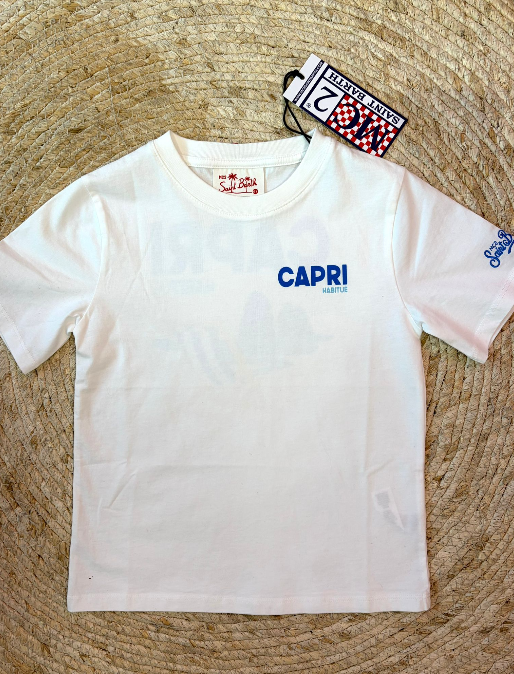 T-shirt Capri Blue - Saintbarth