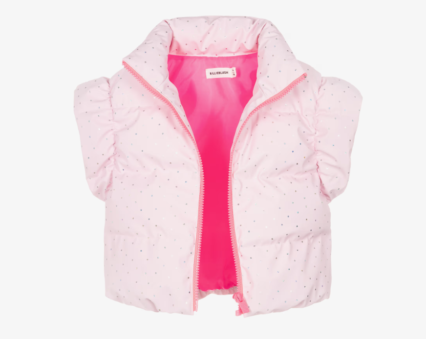 Bodywarmer Glitter Roze - Billieblush