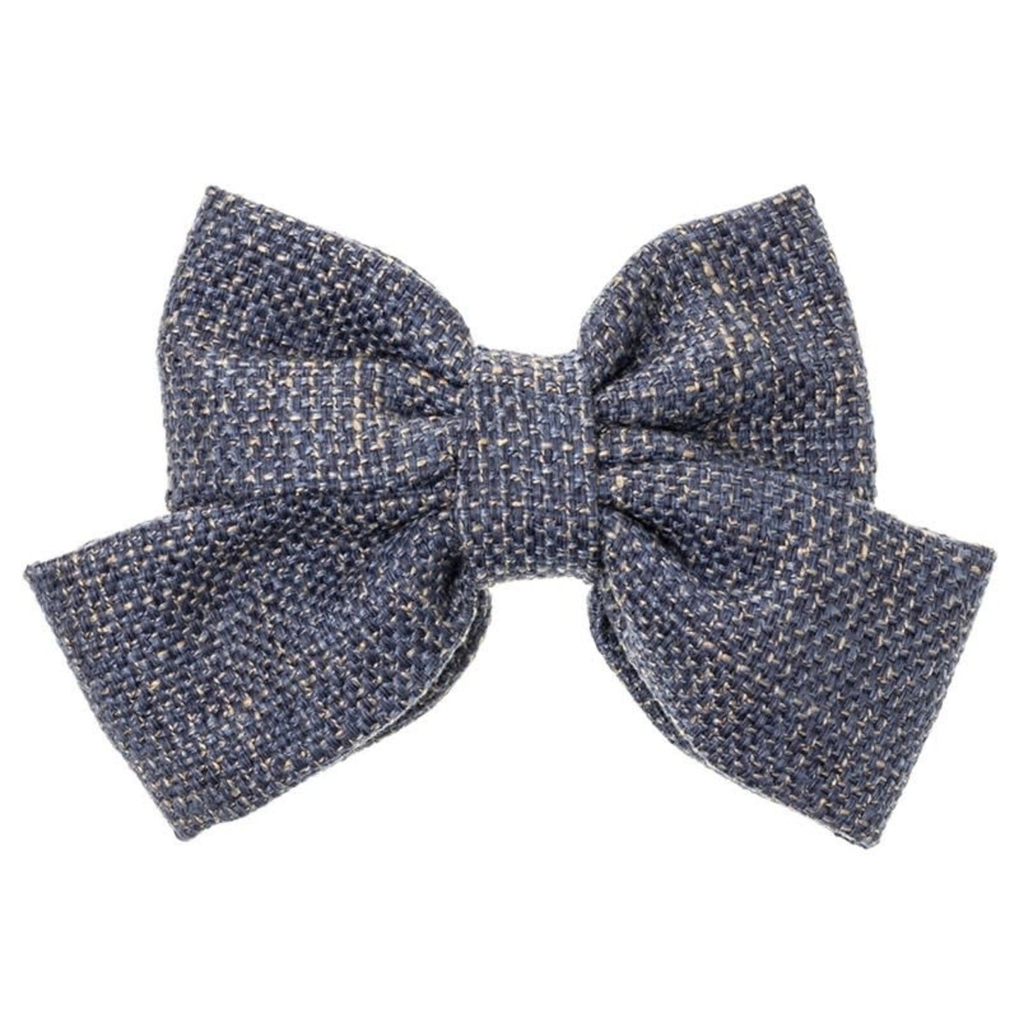 Bow Knitted Blue Beige - Siena