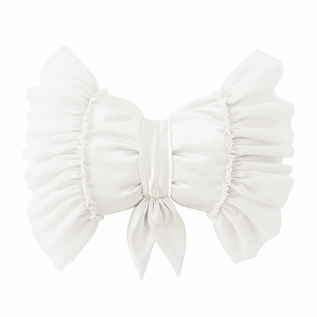 Butterfly Pillow White