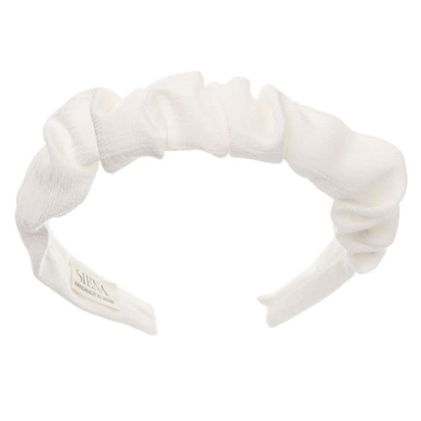 Diadeem Srunchie White - Siena
