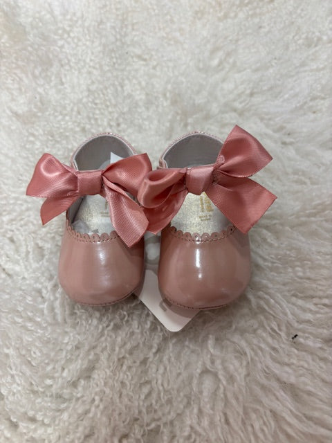 Baby Shoes Pink Bow Basic - Mayoral