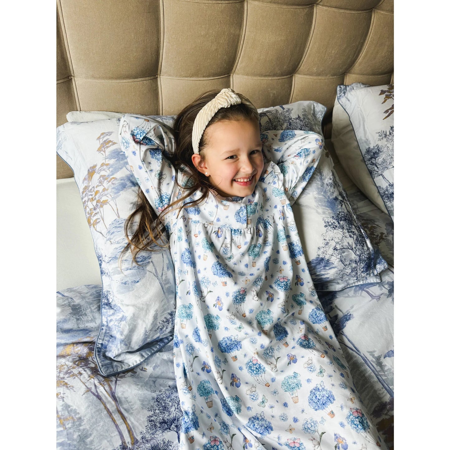 Pyjama Dress Blue Dreams - Little Pie