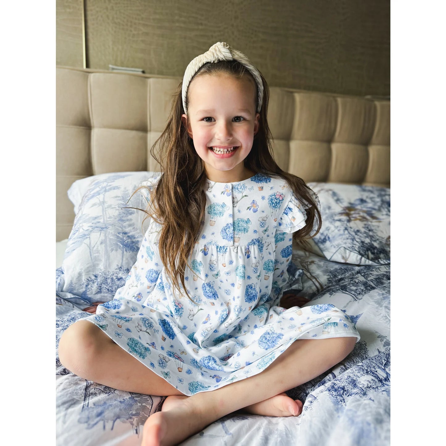 Pyjama Dress Blue Dreams - Little Pie