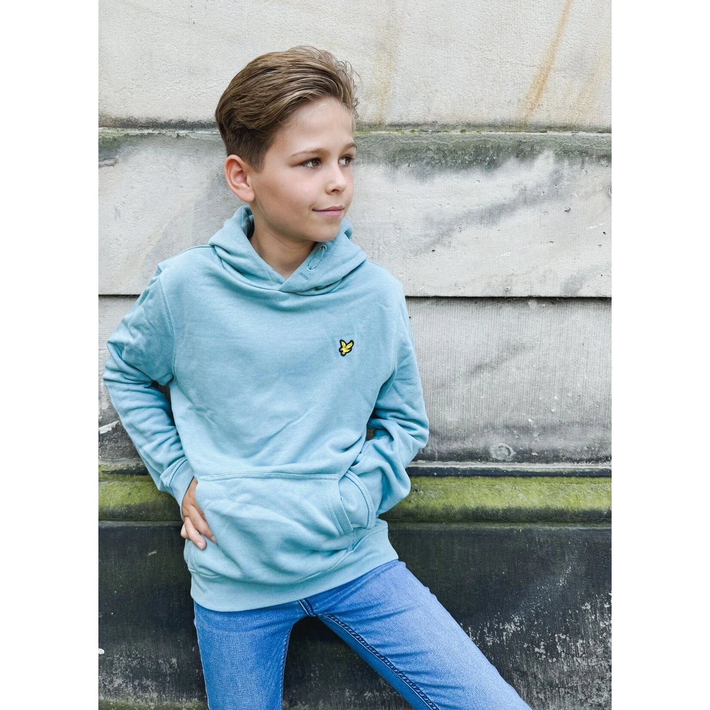 Hoodie Smoke Blue - Lyle & Scott