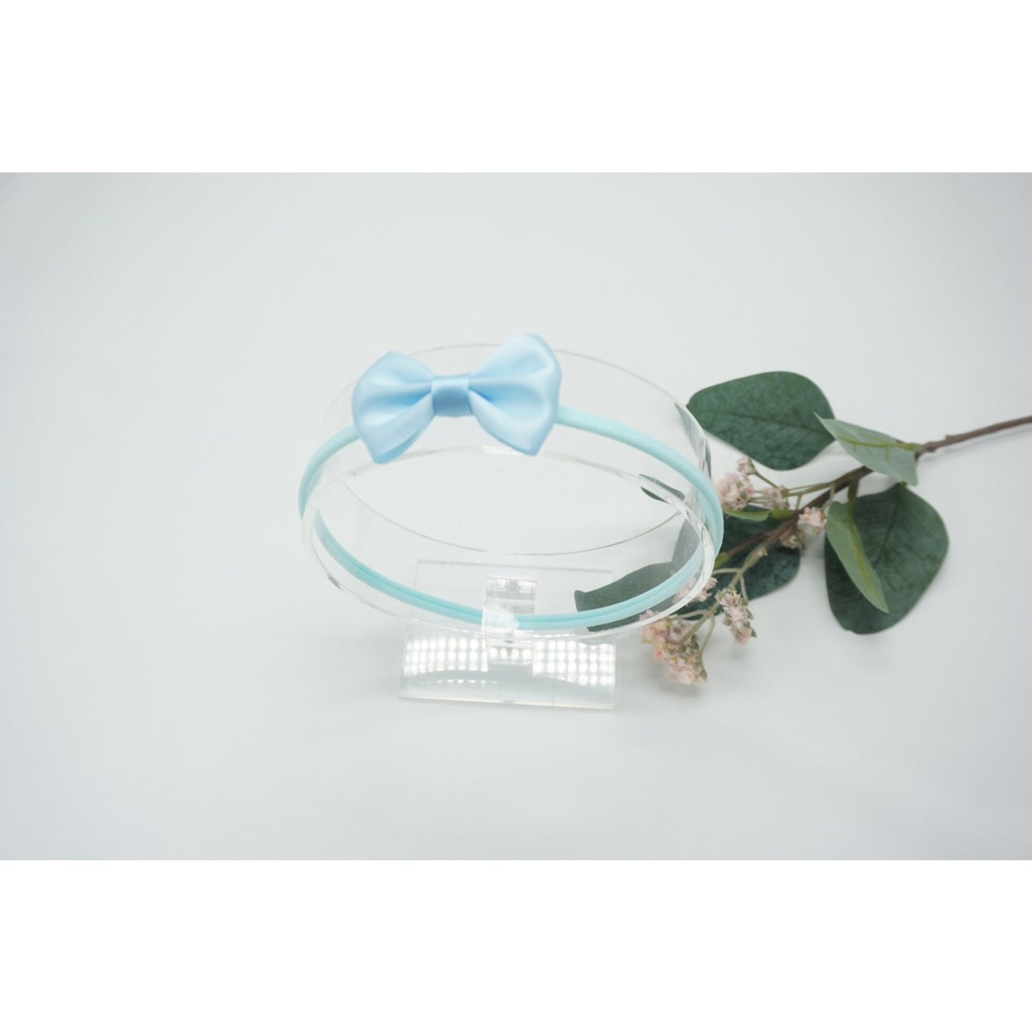 Newborn Hairbow Light Blue - Petite Zara