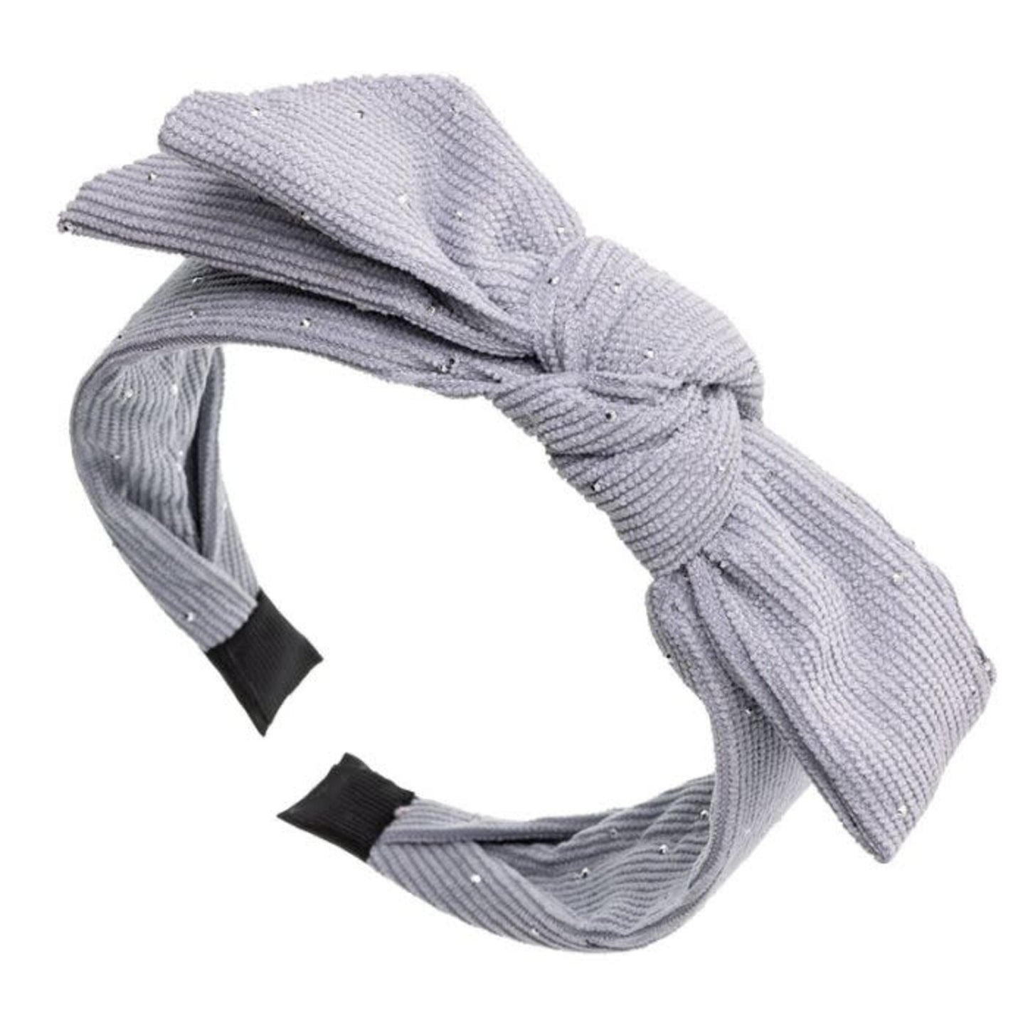 Diadeem Knotted Glitter Grey - Siena