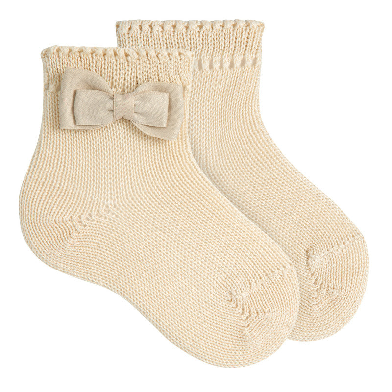 Condor Sokken met Strik - Linen
