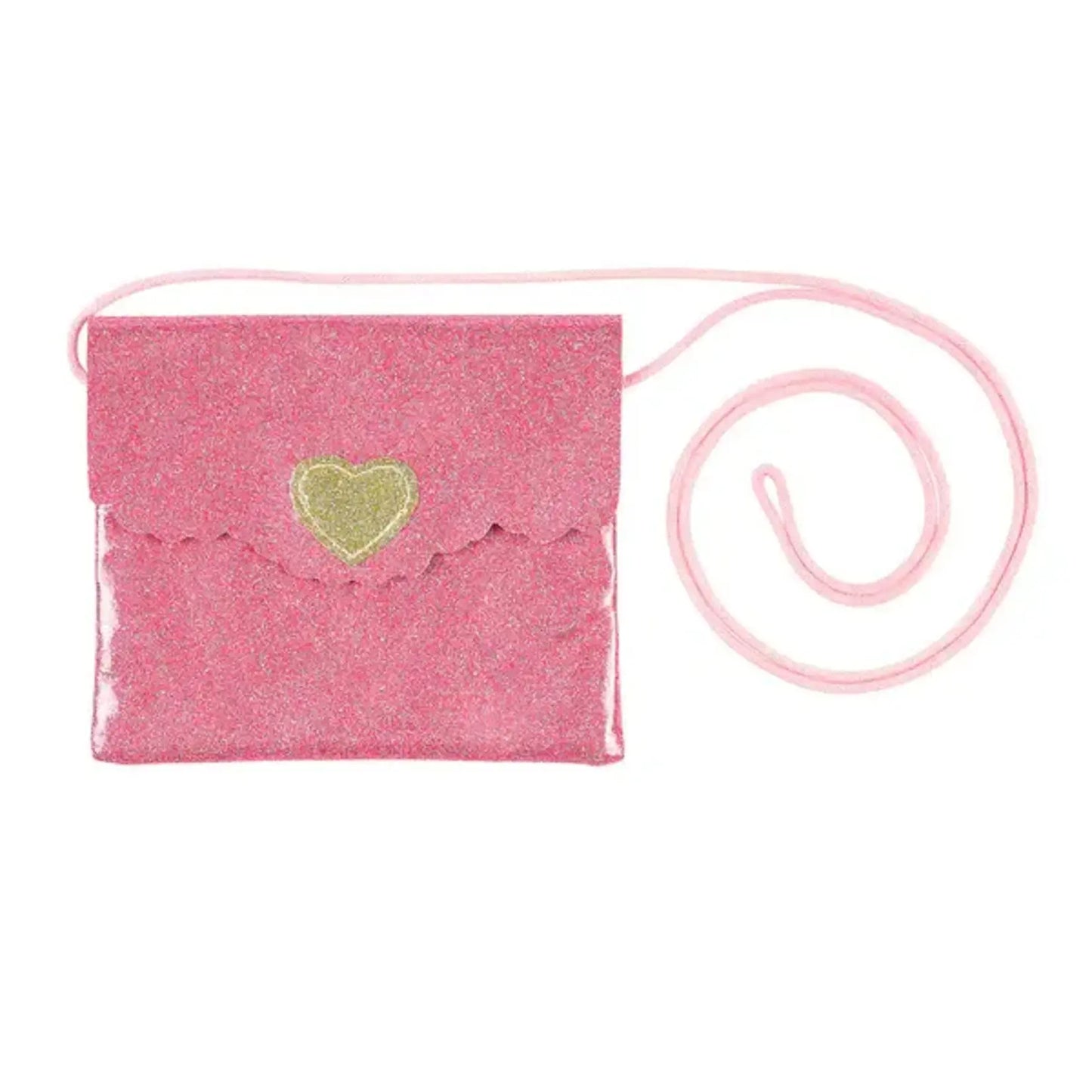 Bag Glitter Heart pink - Souza