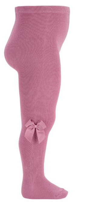 Condor Tights With Grosgrain Bow - Tamarisk