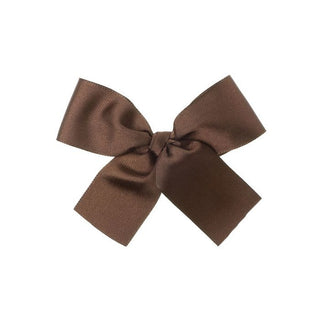 Medium Bow Clip Brown - Siena
