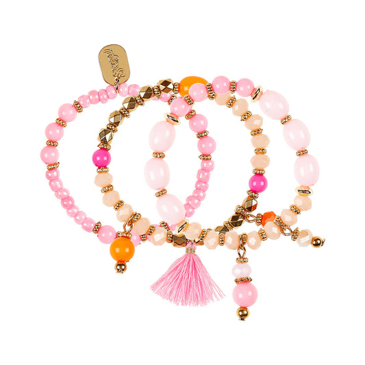 Armband Dottie Roze - Souza