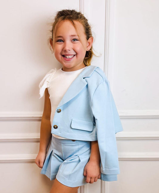 White Ribbed Shirt - Mayoral