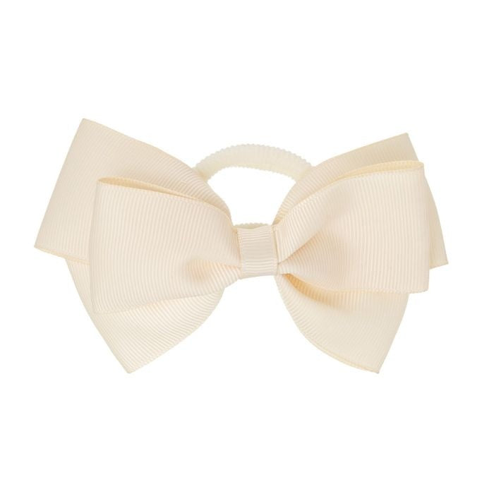 Hair Elastic Bow Creme - Siena