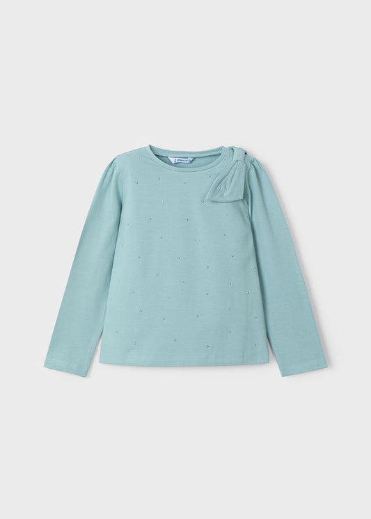 Shirt Pearls Jade - Mayoral