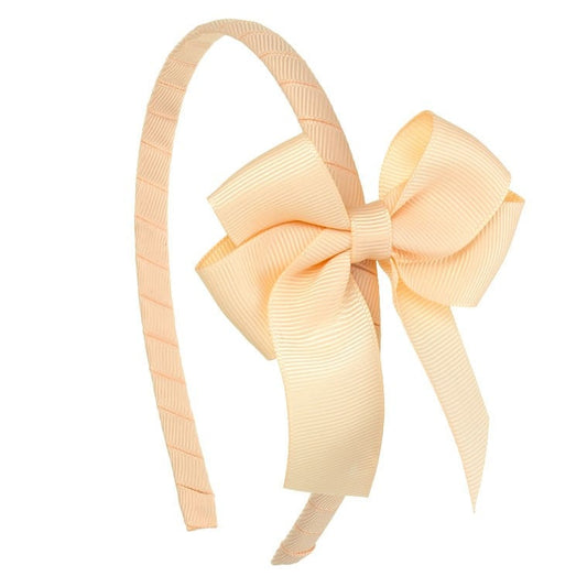Diadeem Butterfly Bow Peach - Siena