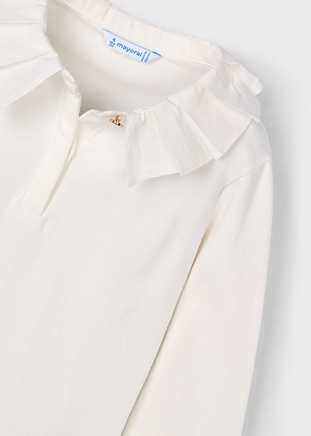 Collar White Shirt - Mayoral