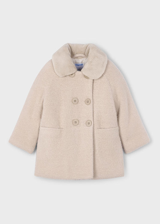Knitted Coat Beige - Mayoral