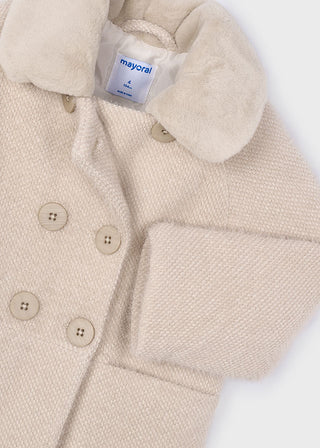 Knitted Coat Beige - Mayoral
