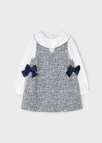 Pinafora Dress Ocean - Mayoral