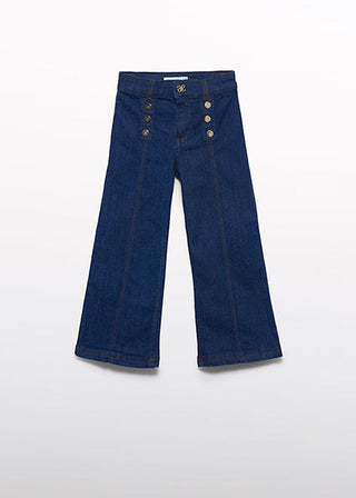 Broek Donker Denim Meisjes - Abel & Lula