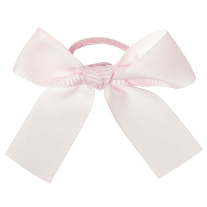 Hair Elastic Long Bow Light Pink - Siena