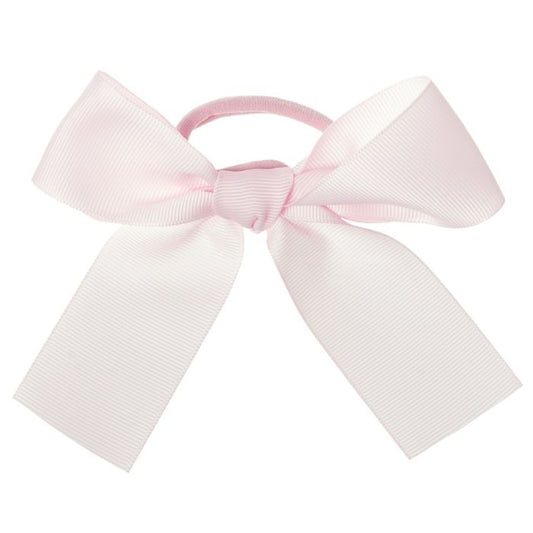 Hair Elastic Long Bow Light Pink - Siena
