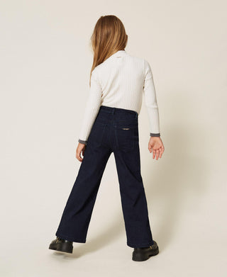 Jeans Meisjes Glitter Hart - Twinset