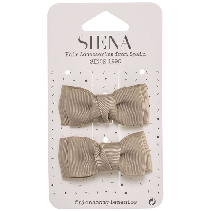 2- Pack strikjes Beige - Siena