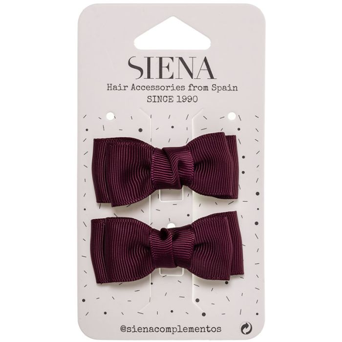 2 - Pack strikjes Burgundy - Siena