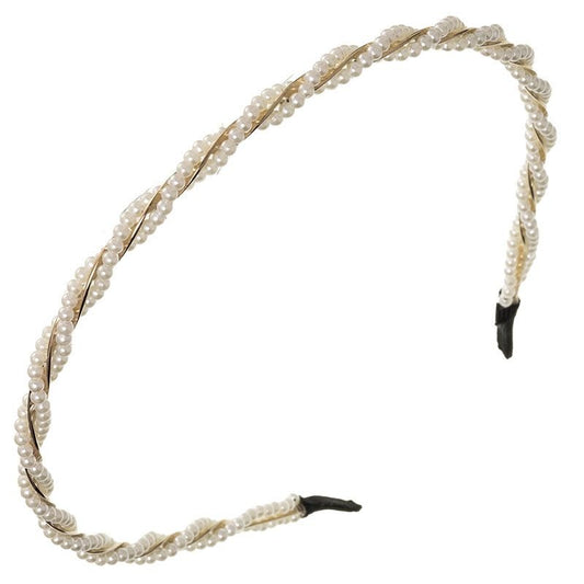 Diadeem Pearls Twist - Siena
