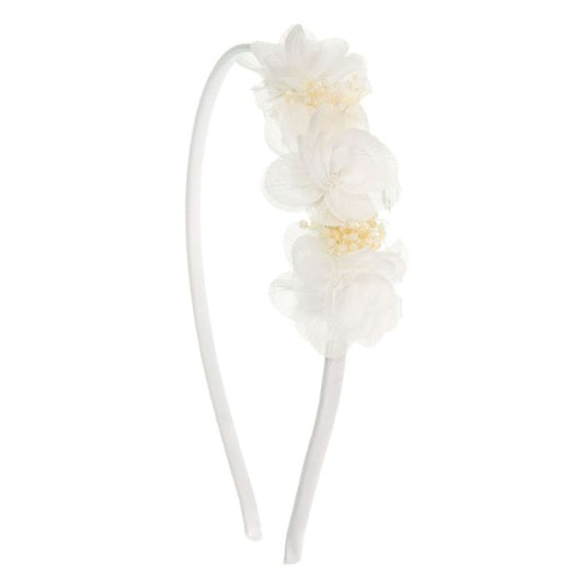 Diadeem Flower White - Siena