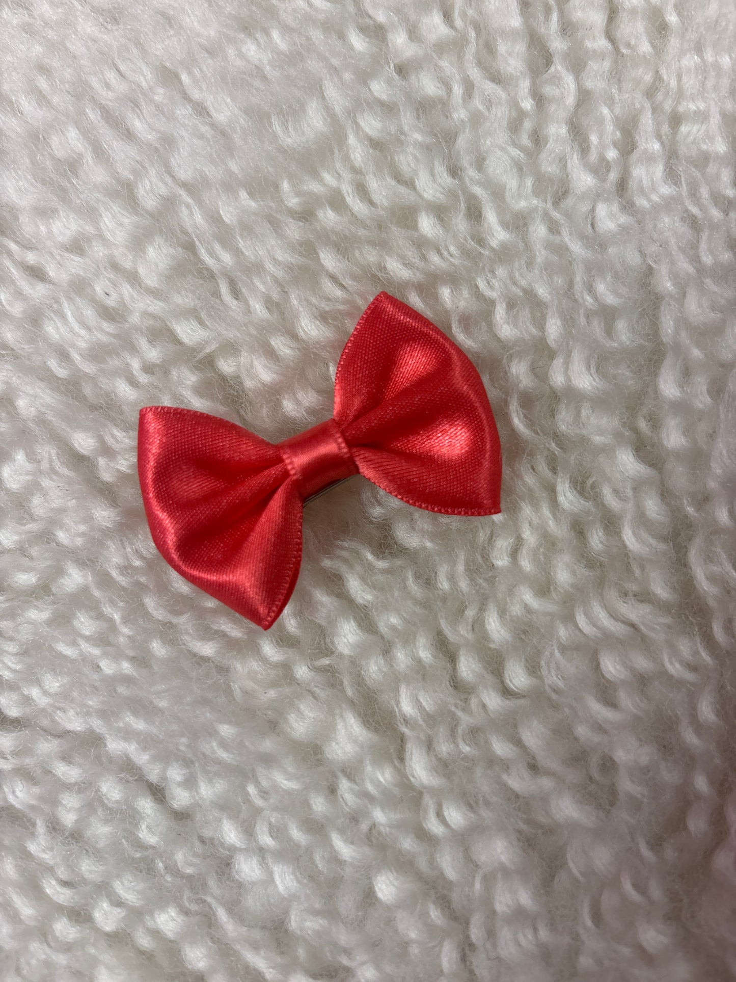 Butterfly Bow Mini Coral - Petite Zara