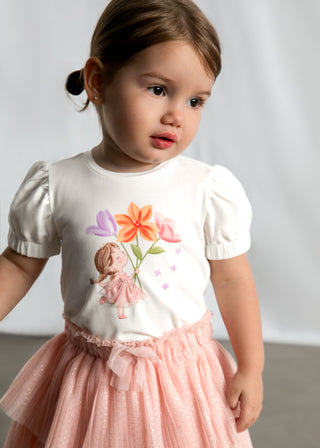 Shirt White Blossom - Mayoral