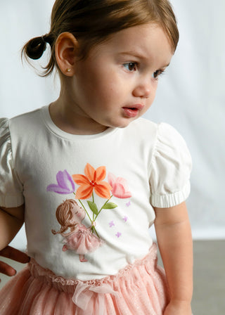 Shirt White Blossom - Mayoral