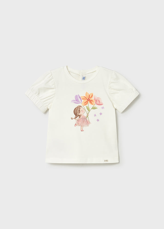Shirt White Blossom - Mayoral