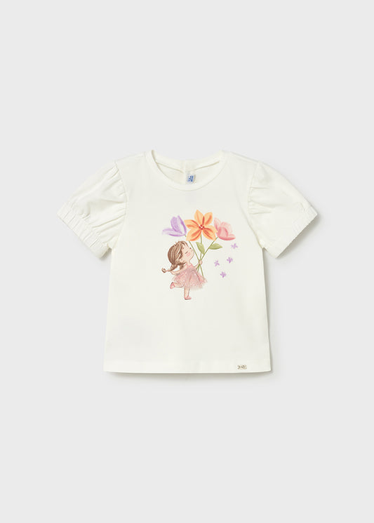 Shirt White Blossom - Mayoral
