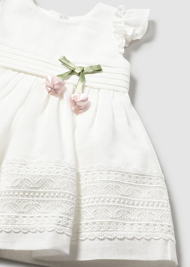 Dress Lace White - Mayoral