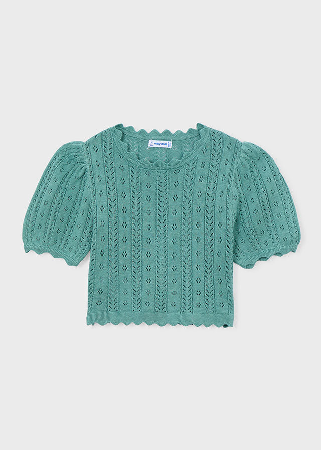 Knit Shirt Mint - Mayoral