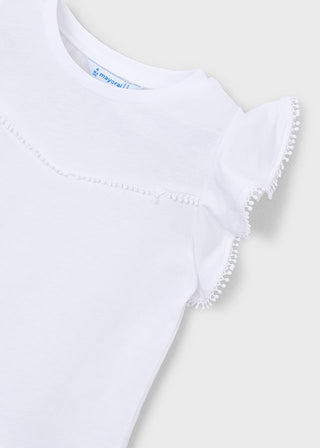 Shirt White Lace - Mayoral