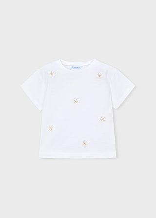 Shirt White Flowers - Mayoral