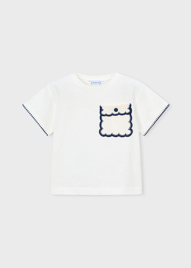 Shirt White Navy - Mayoral