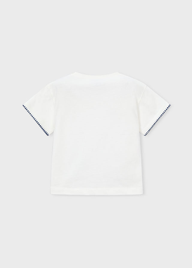Shirt White Navy - Mayoral