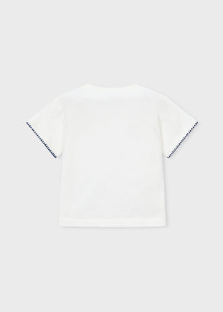 Shirt White Navy - Mayoral