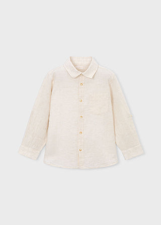 Linen Blouse Beige - Mayoral