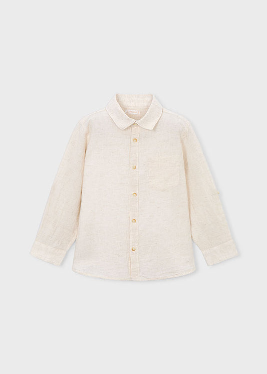Linen Blouse Beige - Mayoral