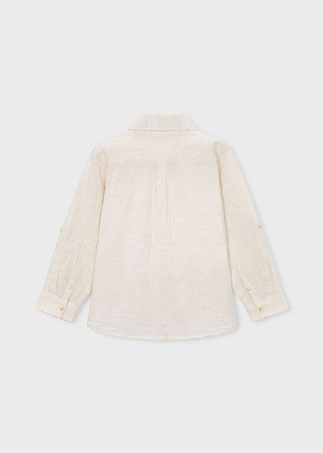 Linen Blouse Beige - Mayoral
